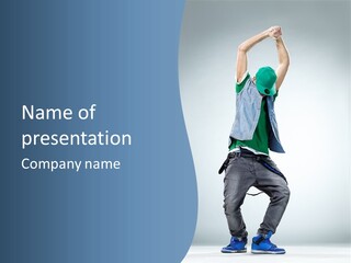 Dancer Fashion Rapper PowerPoint Template