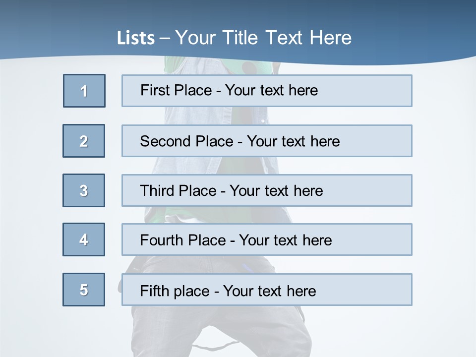 Dancer Fashion Rapper PowerPoint Template