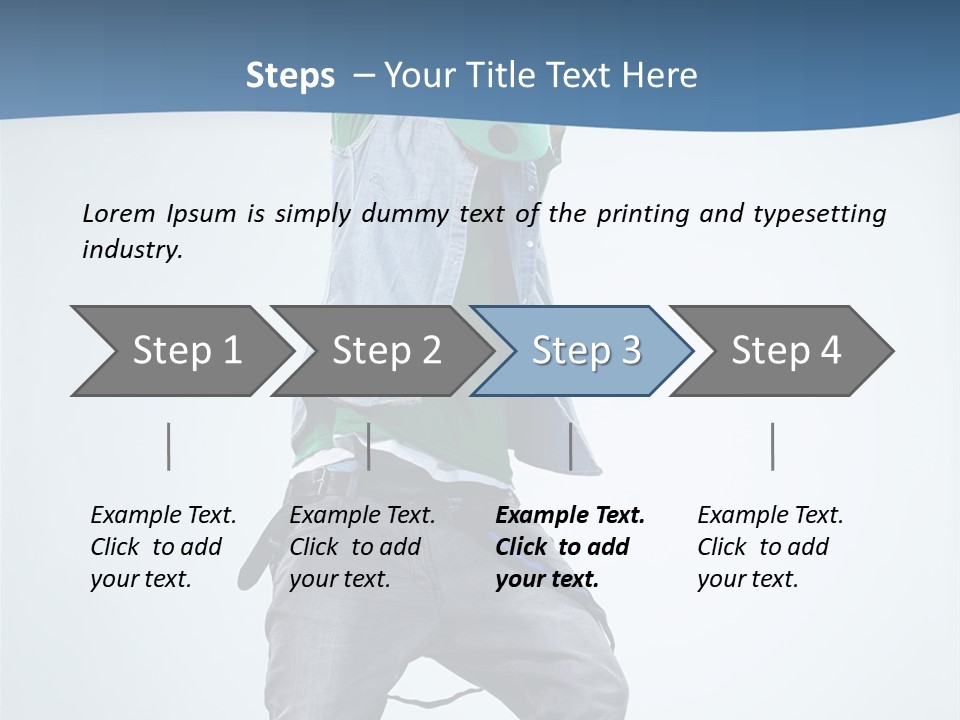 Dancer Fashion Rapper PowerPoint Template