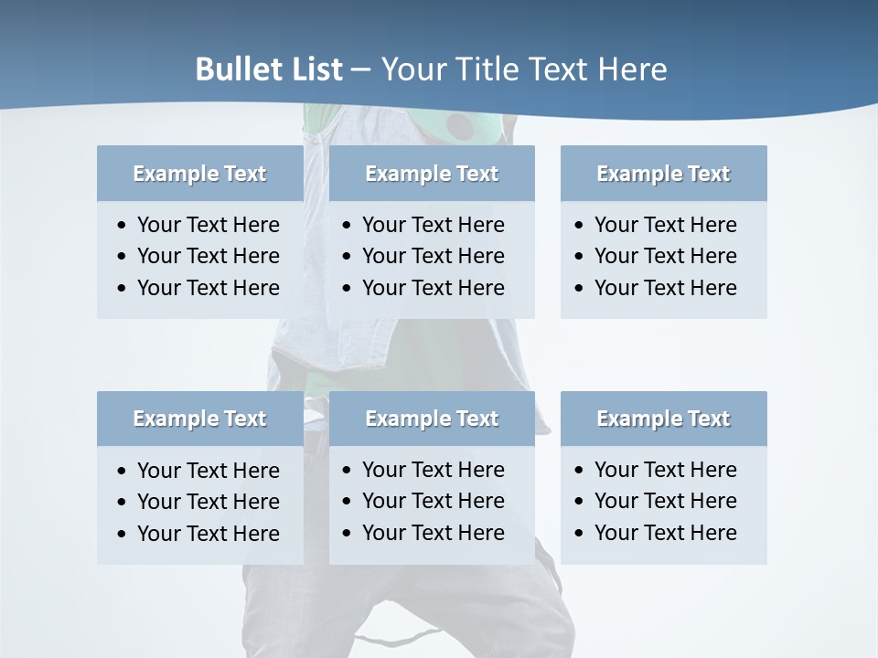 Dancer Fashion Rapper PowerPoint Template