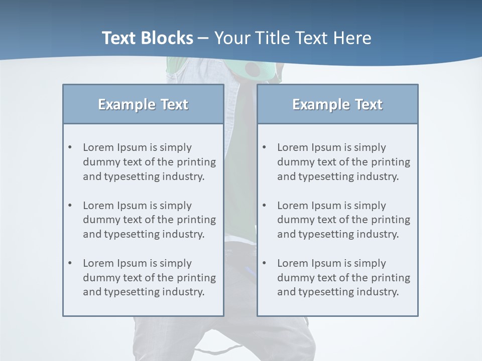 Dancer Fashion Rapper PowerPoint Template