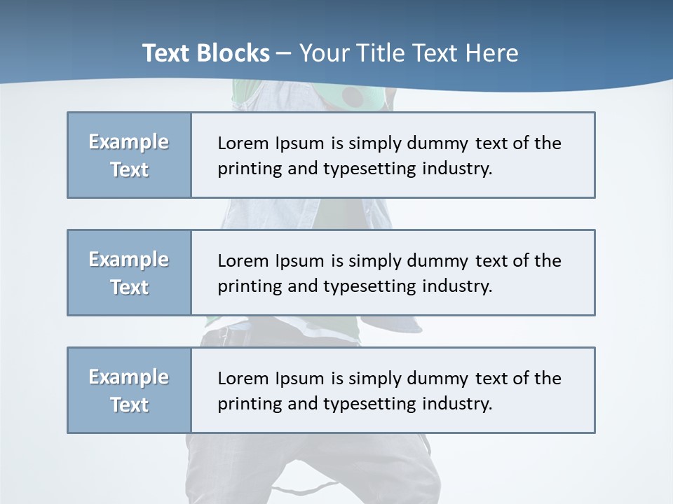 Dancer Fashion Rapper PowerPoint Template