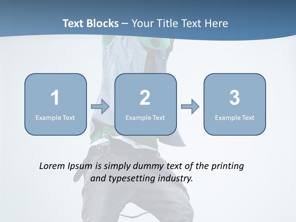 Dancer Fashion Rapper PowerPoint Template