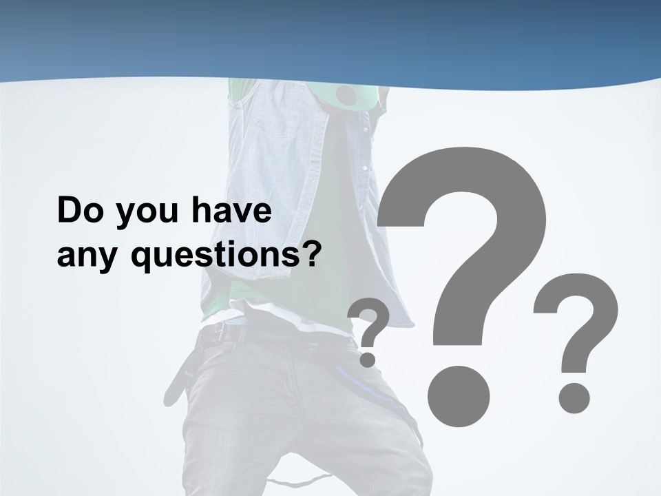 Dancer Fashion Rapper PowerPoint Template