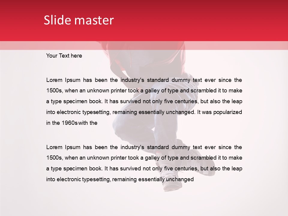 Fly Agility Male PowerPoint Template