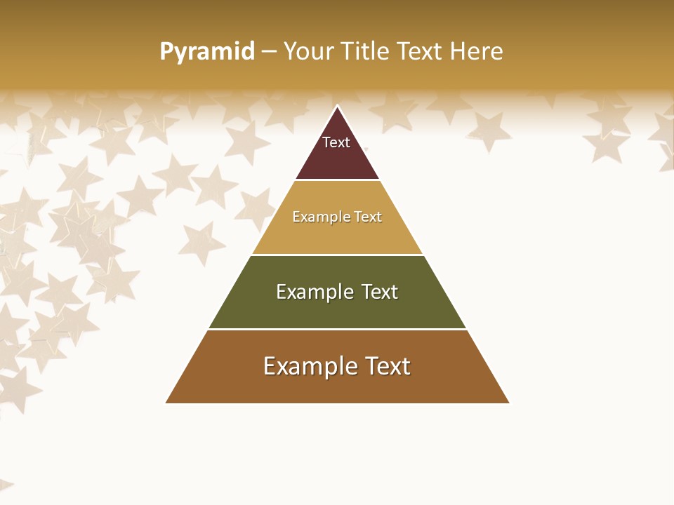 Yellow Objects Glittering PowerPoint Template