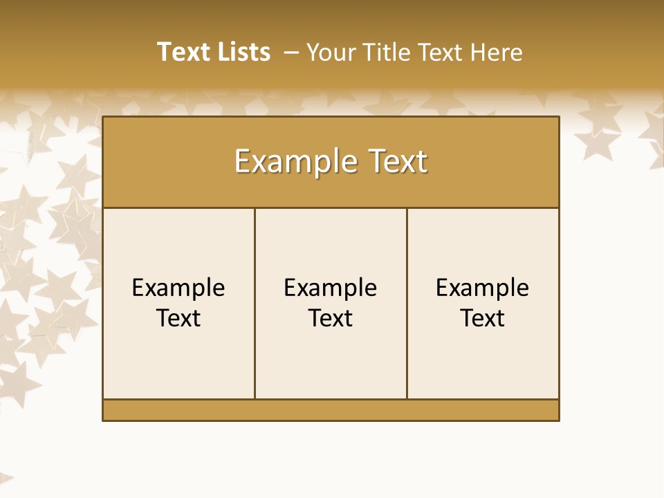 Yellow Objects Glittering PowerPoint Template