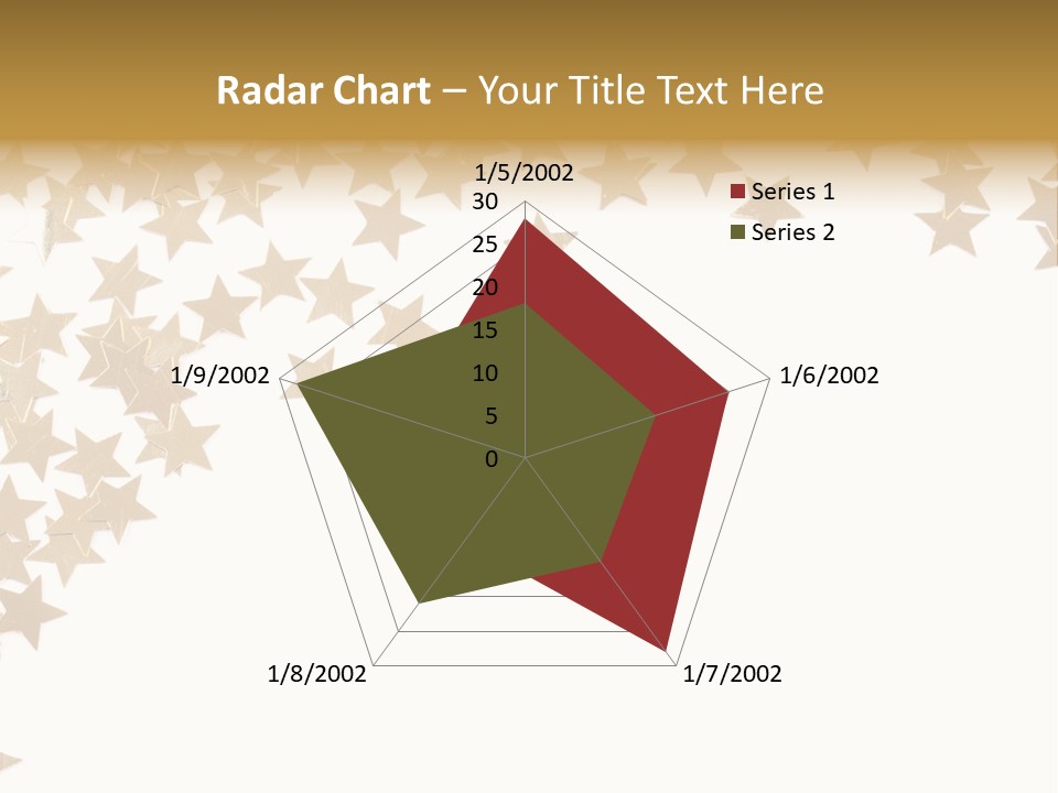 Yellow Objects Glittering PowerPoint Template