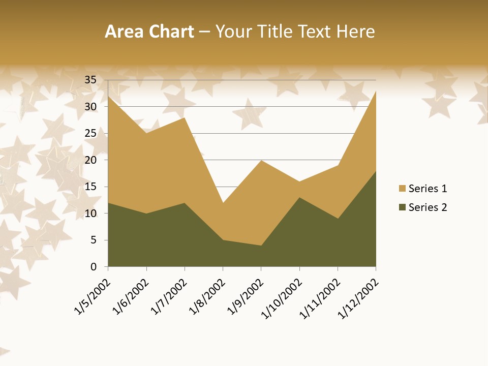 Yellow Objects Glittering PowerPoint Template