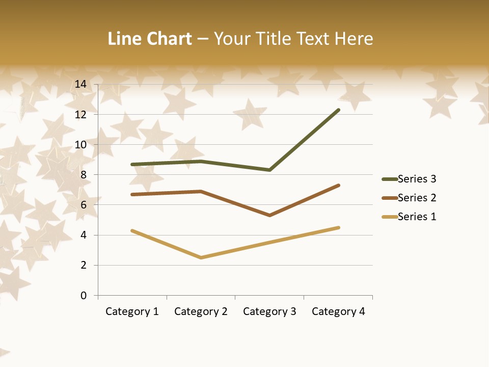 Yellow Objects Glittering PowerPoint Template