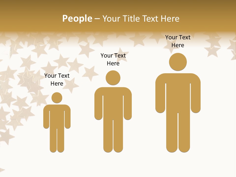 Yellow Objects Glittering PowerPoint Template