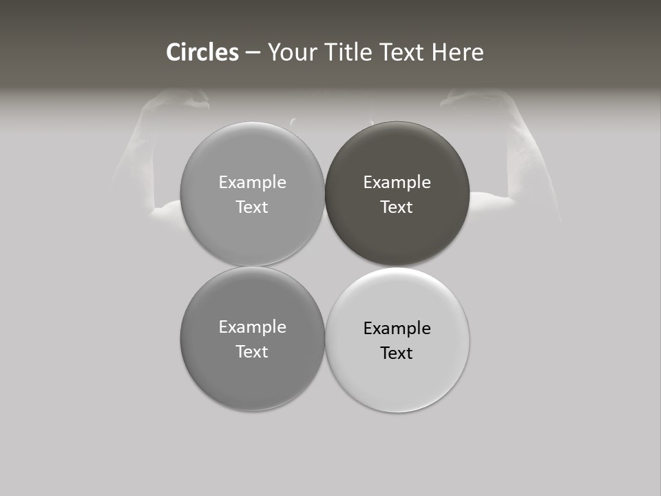 Six Pack Gorgeous Shirtless PowerPoint Template