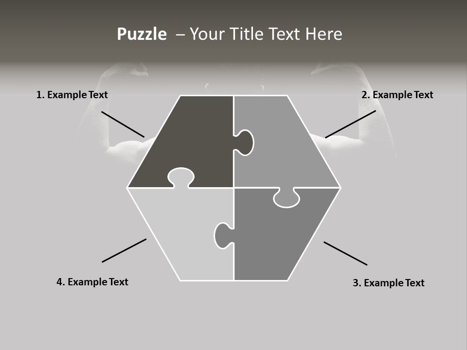 Six Pack Gorgeous Shirtless PowerPoint Template