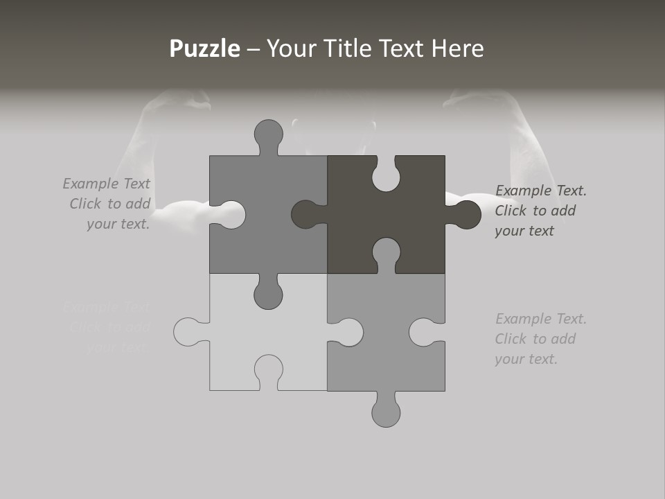 Six Pack Gorgeous Shirtless PowerPoint Template