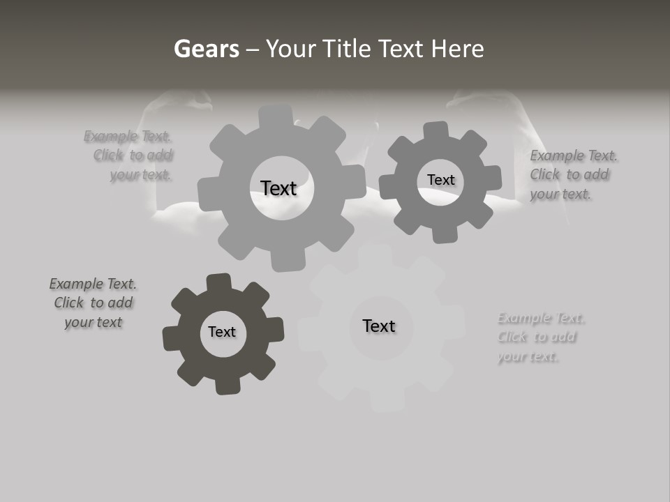 Six Pack Gorgeous Shirtless PowerPoint Template