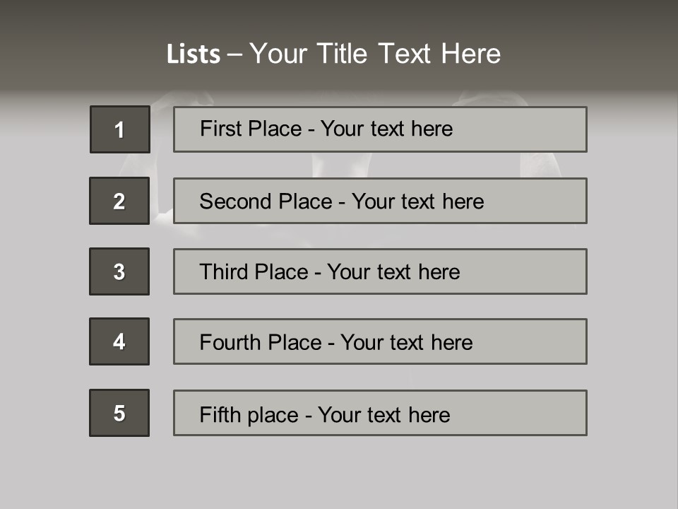 Six Pack Gorgeous Shirtless PowerPoint Template