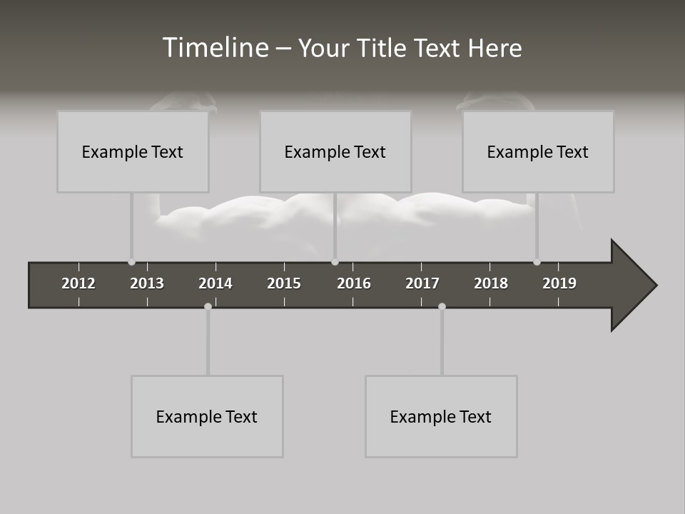 Six Pack Gorgeous Shirtless PowerPoint Template
