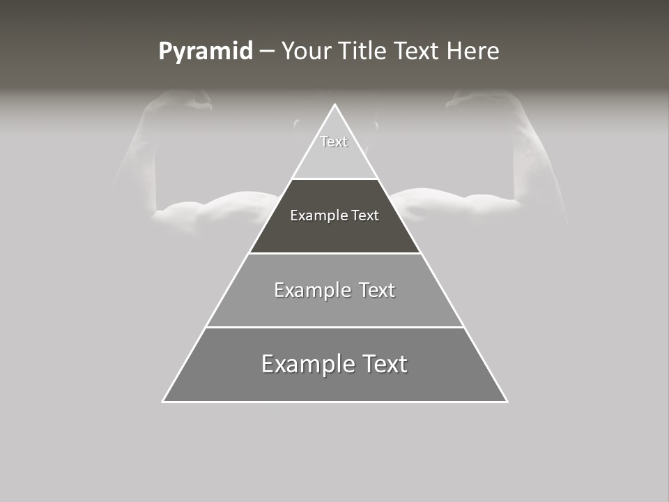 Six Pack Gorgeous Shirtless PowerPoint Template