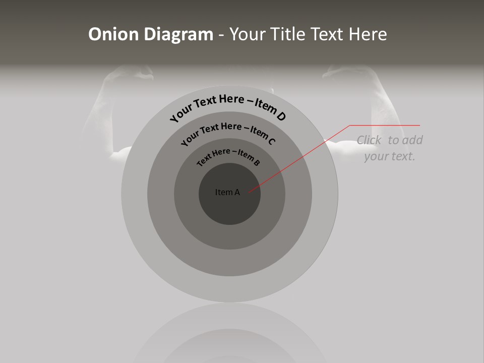 Six Pack Gorgeous Shirtless PowerPoint Template