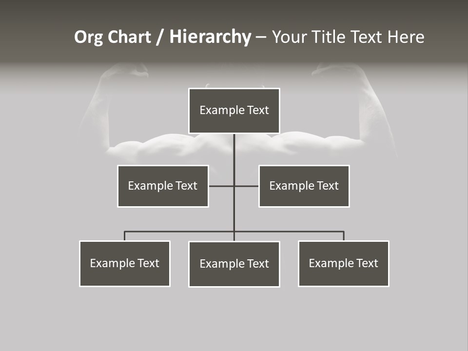 Six Pack Gorgeous Shirtless PowerPoint Template