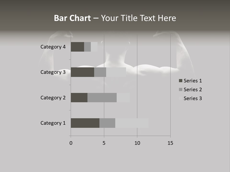 Six Pack Gorgeous Shirtless PowerPoint Template