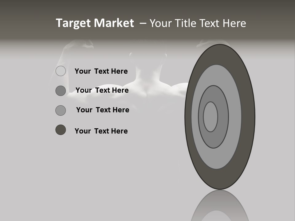 Six Pack Gorgeous Shirtless PowerPoint Template