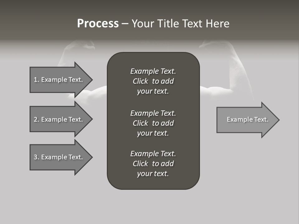 Six Pack Gorgeous Shirtless PowerPoint Template