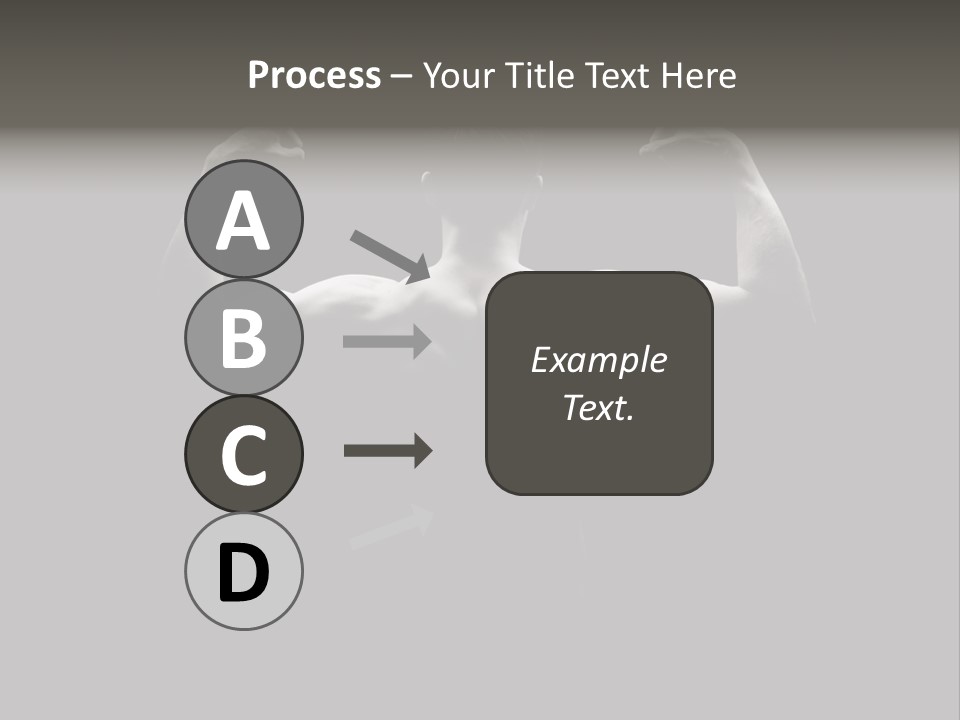 Six Pack Gorgeous Shirtless PowerPoint Template