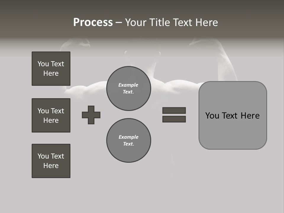 Six Pack Gorgeous Shirtless PowerPoint Template