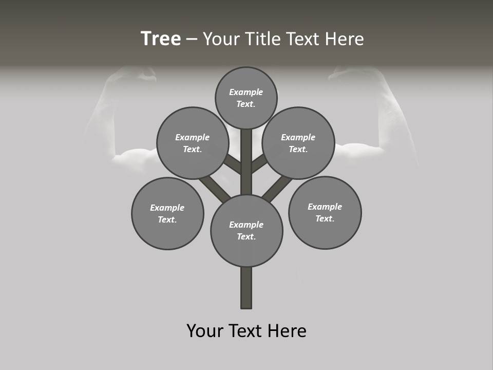 Six Pack Gorgeous Shirtless PowerPoint Template