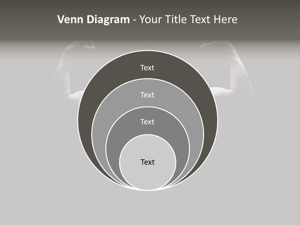 Six Pack Gorgeous Shirtless PowerPoint Template