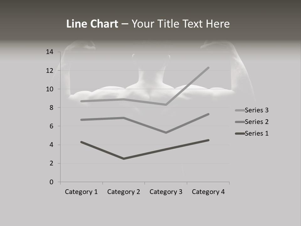 Six Pack Gorgeous Shirtless PowerPoint Template