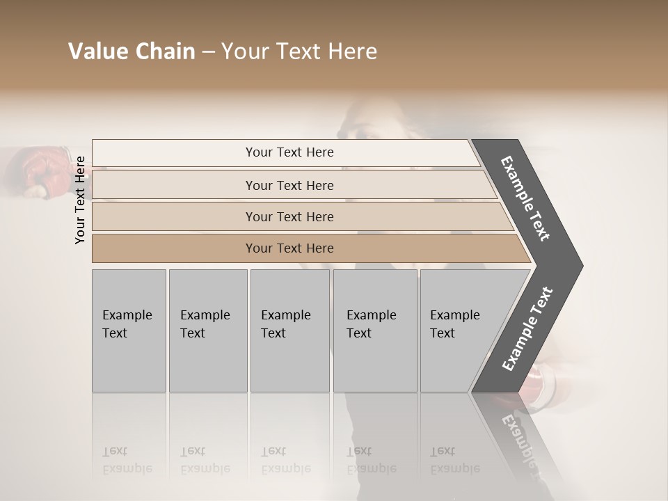 White Tough Fit PowerPoint Template