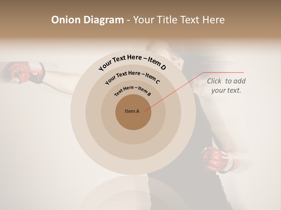 White Tough Fit PowerPoint Template