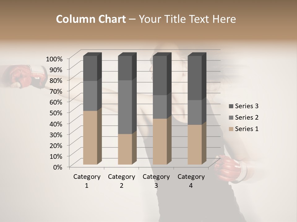 White Tough Fit PowerPoint Template