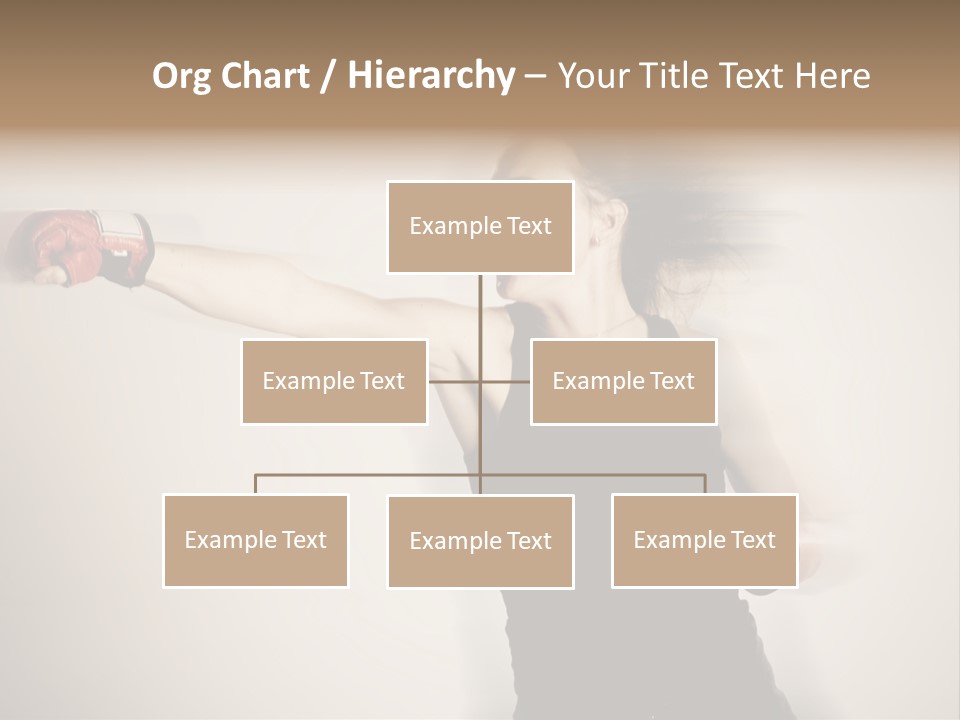 White Tough Fit PowerPoint Template