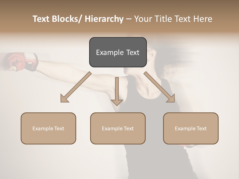 White Tough Fit PowerPoint Template