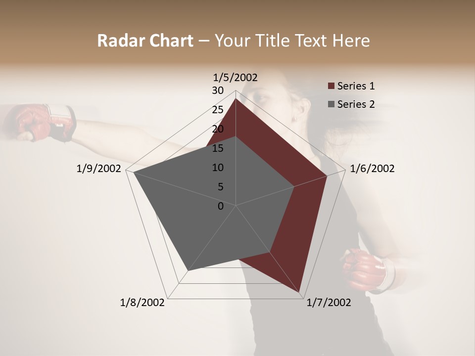 White Tough Fit PowerPoint Template