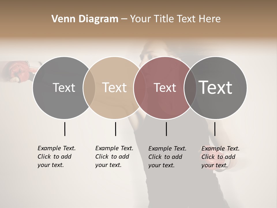 White Tough Fit PowerPoint Template