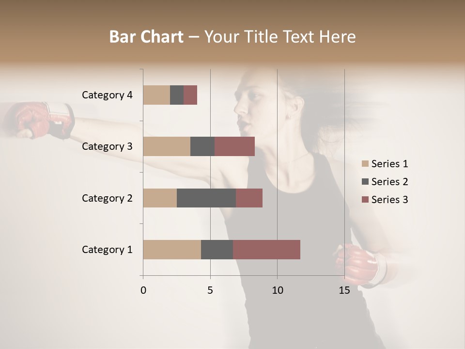 White Tough Fit PowerPoint Template
