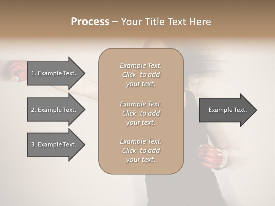 White Tough Fit PowerPoint Template