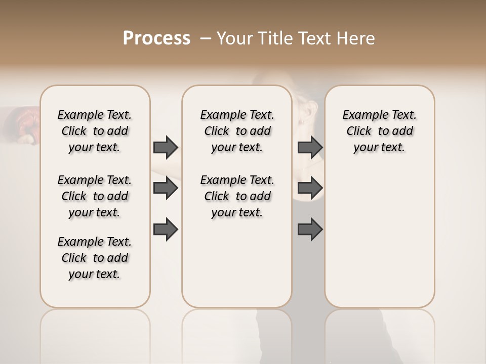 White Tough Fit PowerPoint Template