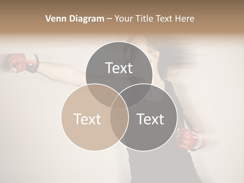 White Tough Fit PowerPoint Template