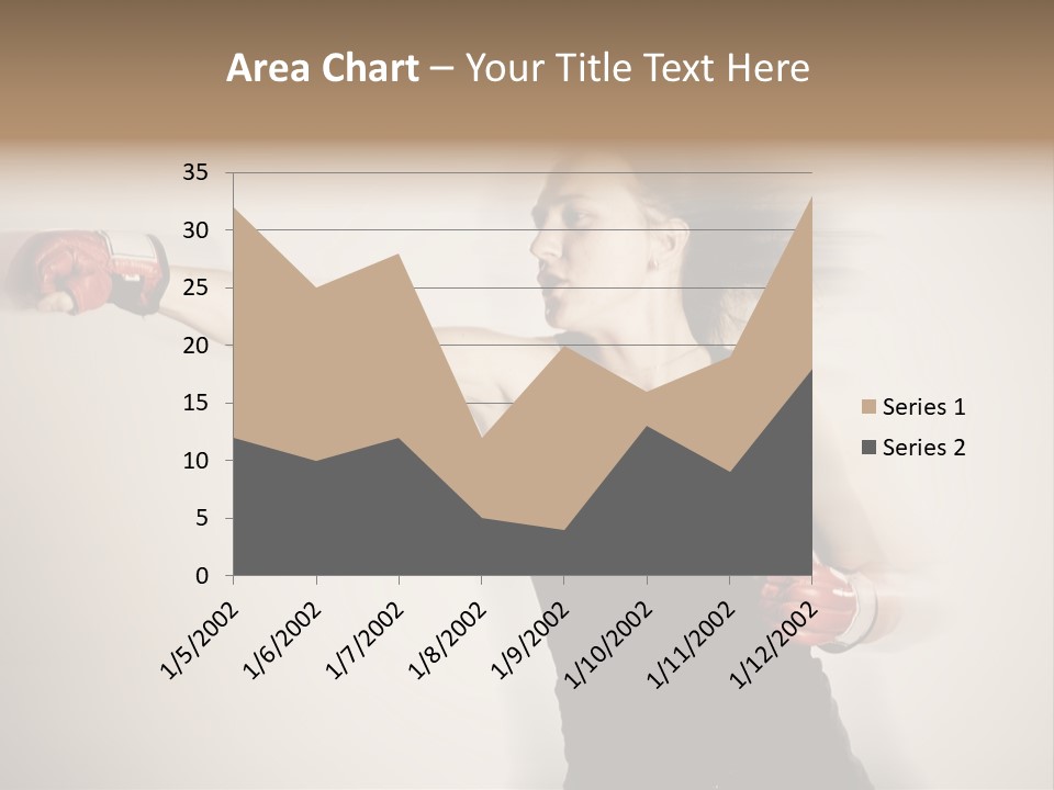White Tough Fit PowerPoint Template