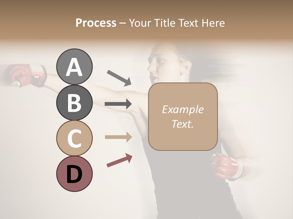 White Tough Fit PowerPoint Template