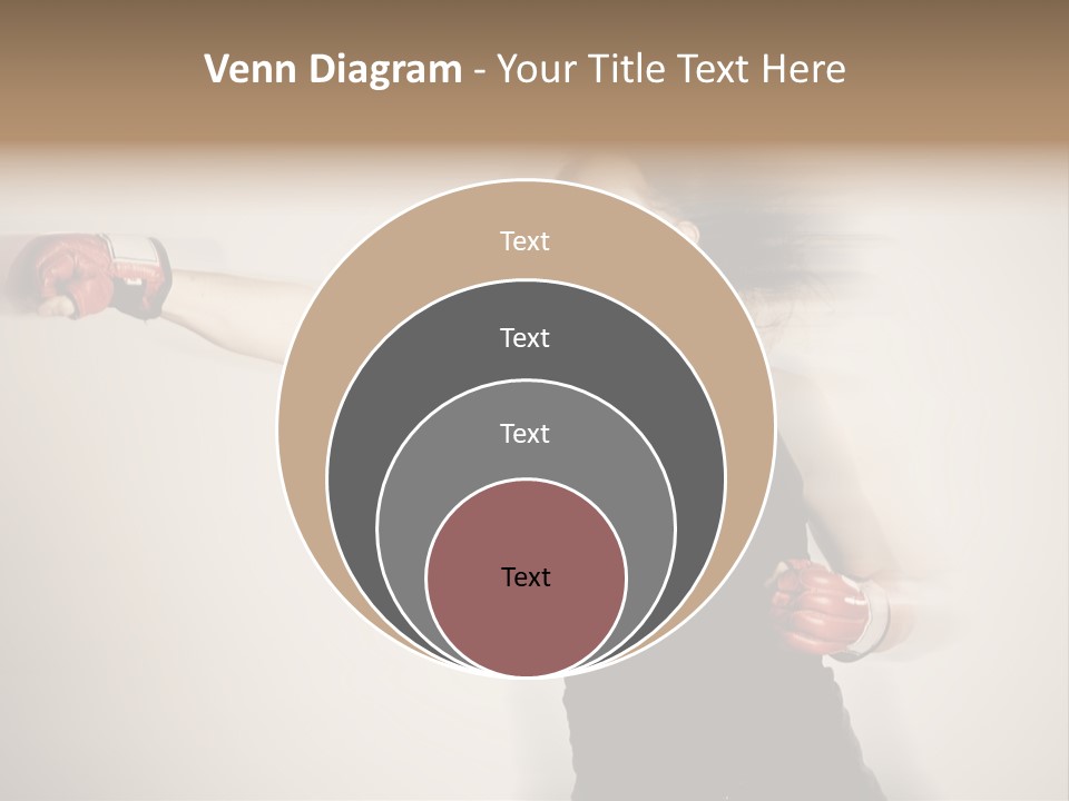 White Tough Fit PowerPoint Template
