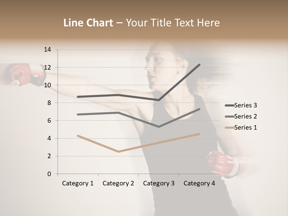 White Tough Fit PowerPoint Template