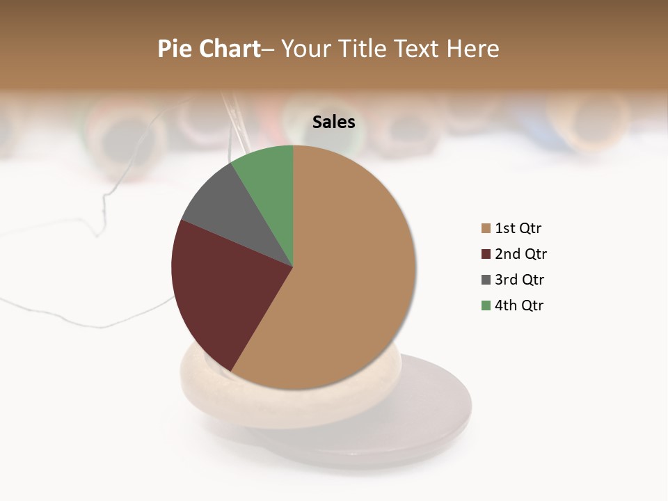 Cliche Sewing Roll PowerPoint Template