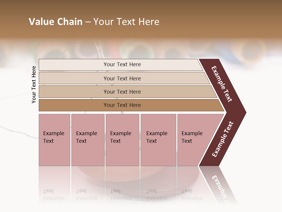Cliche Sewing Roll PowerPoint Template