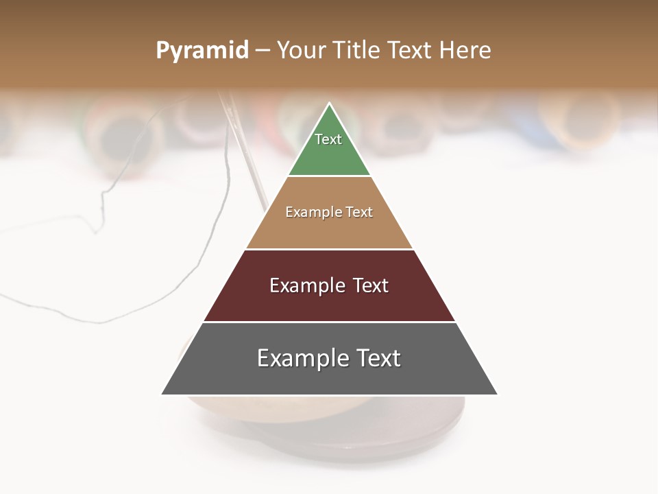 Cliche Sewing Roll PowerPoint Template